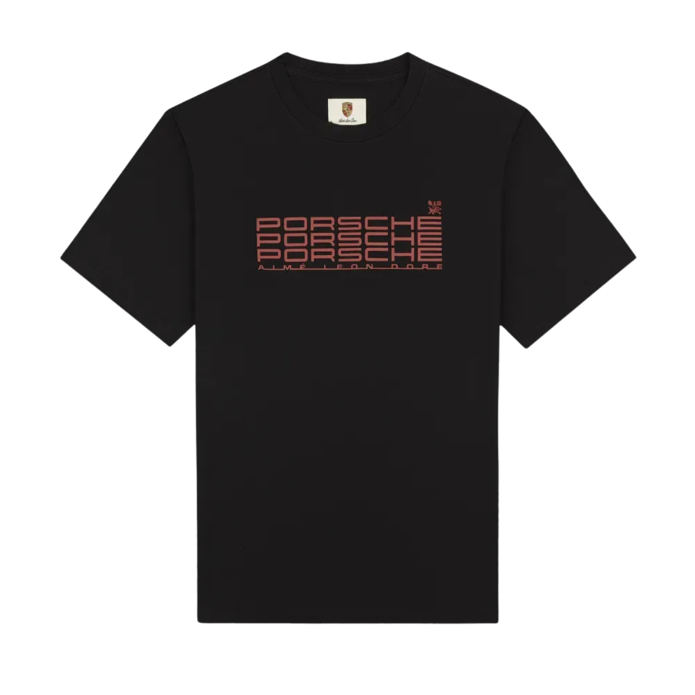 Porsche x Aimé Leon Dore Camiseta Racing Jet Black