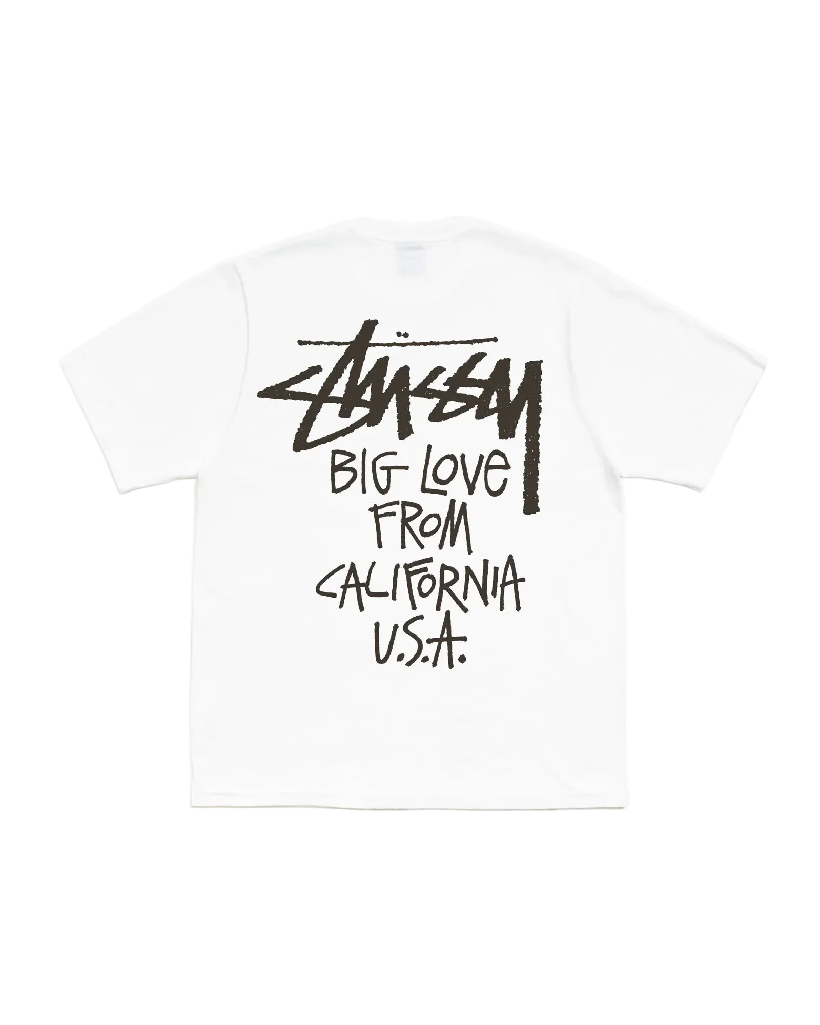 Camiseta Stussy Big Love Branca