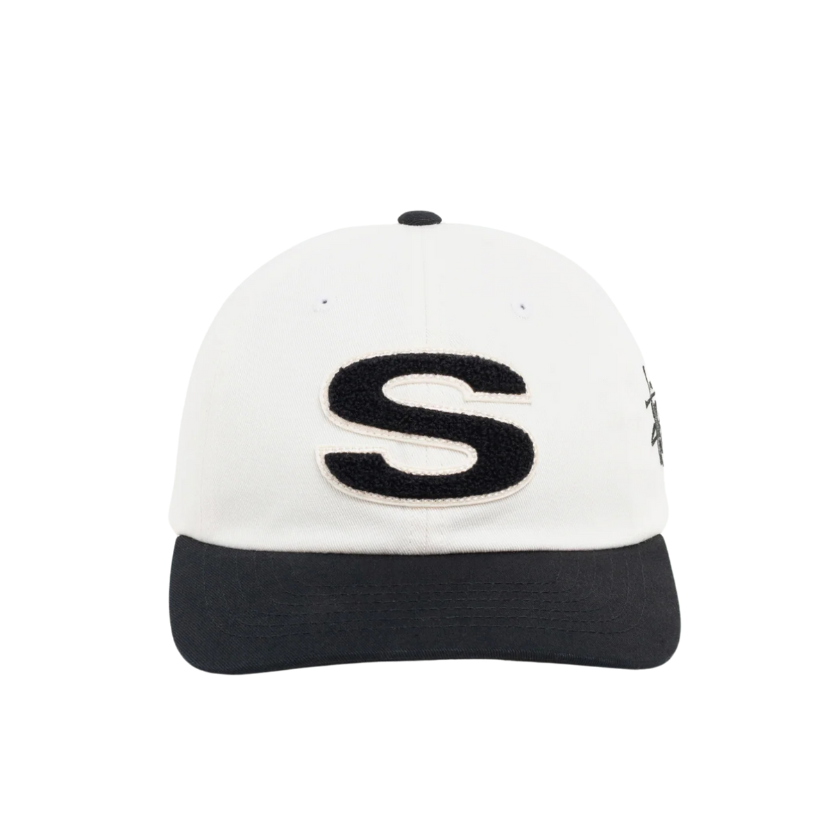 Boné Stussy Chenille S Branco Preto