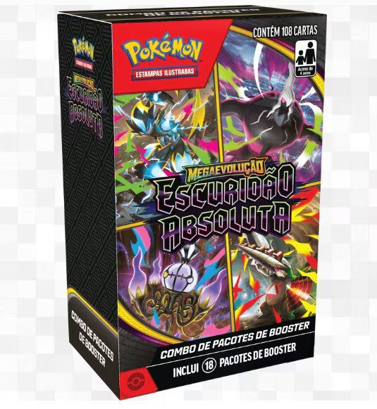 Pokemon Combo de Booster ME05 - Escuridão Absoluta