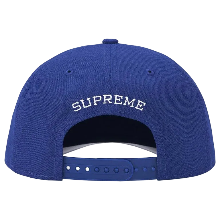 Boné Supreme Gothic Outline Adjustable New Era Azul