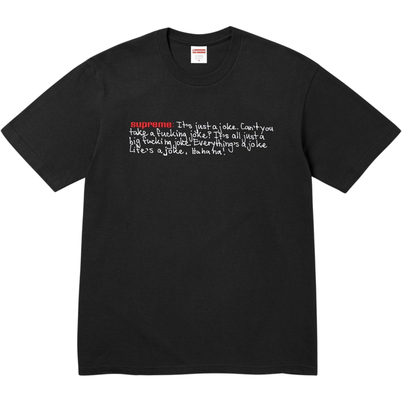 Camiseta Supreme Joke Preta