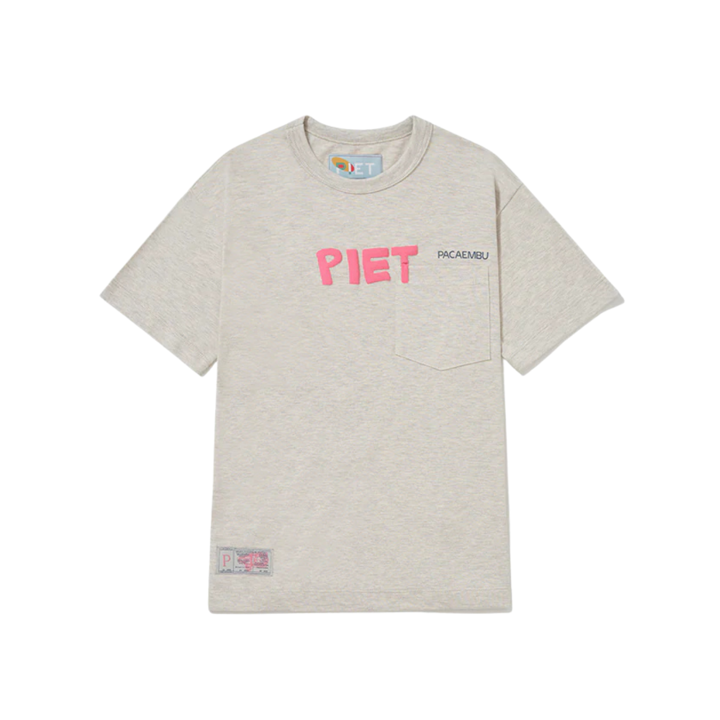 Camiseta Piet Fachada Pacaembu Cinza