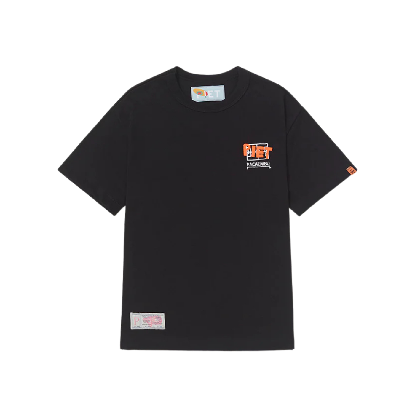 Camiseta Piet Planta Pacaembu Preta