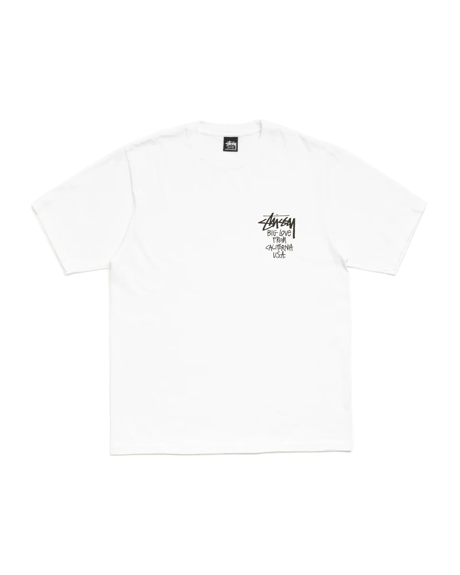 Camiseta Stussy Big Love Branca