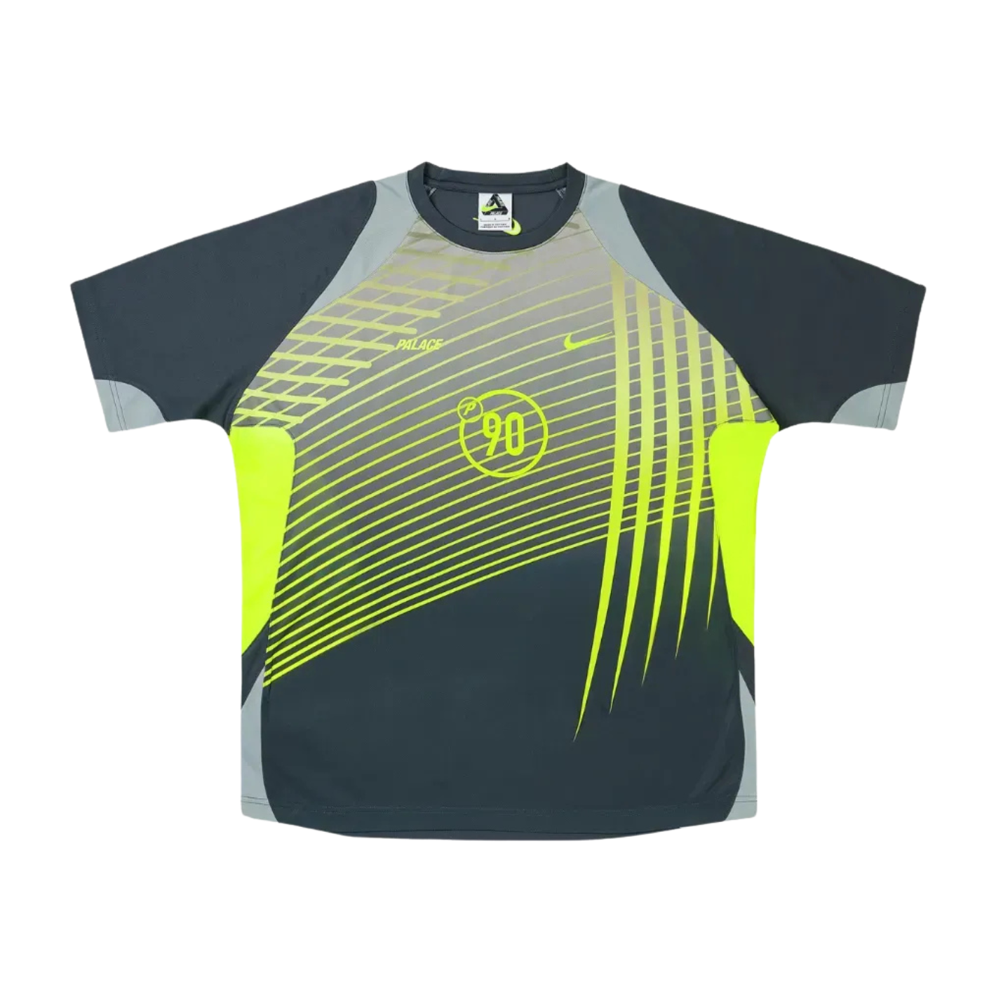 Palace x Nike Camiseta Jersey Total P90 Cinza