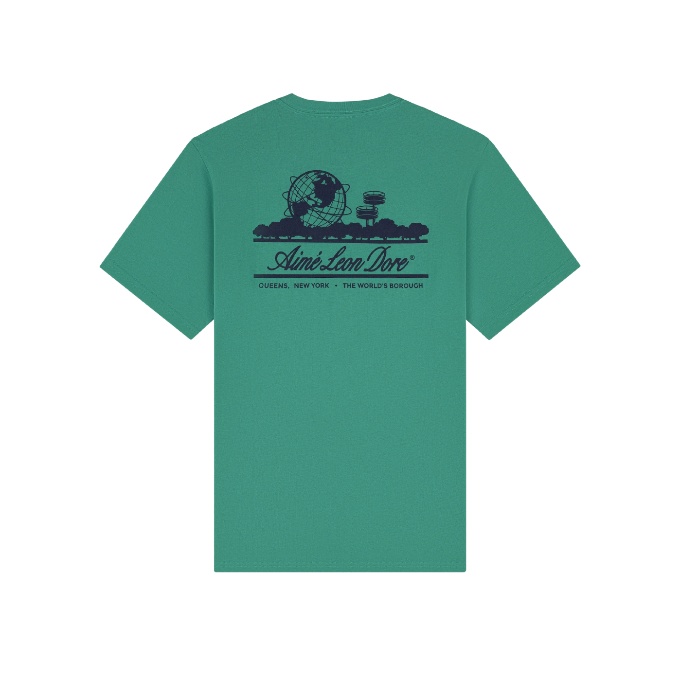 Camiseta Aimé Leon Dore Unisphere Pine Green