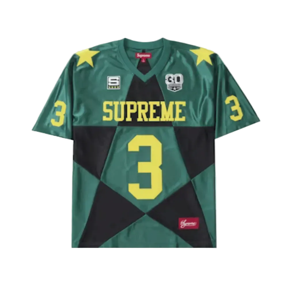 Camiseta Supreme Star Football Jersey Dark Green